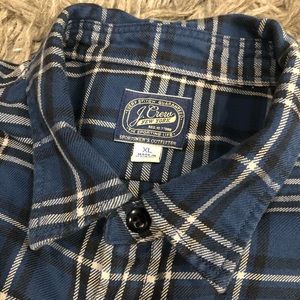 J crew XL flannel shirt